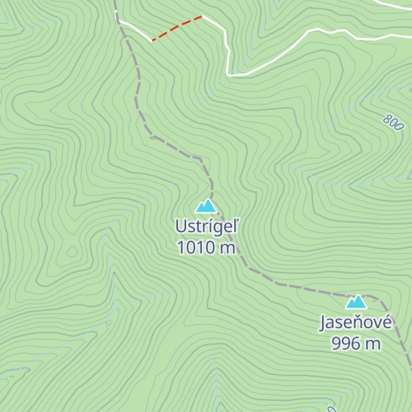 Map of Ustrígeľ