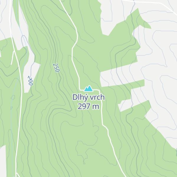 Map of Dlhý vrch