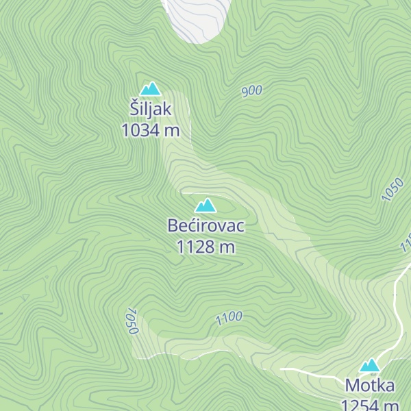 Map of Bećirovac