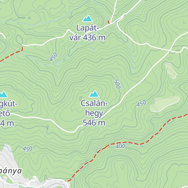 Map of Csalán-hegy