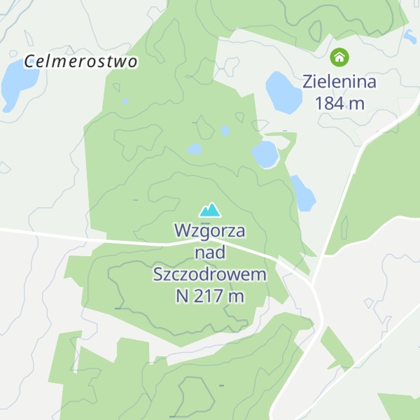 Map of Wzgorza nad Szczodrowem N