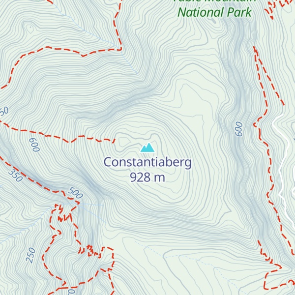 Map of Constantiaberg