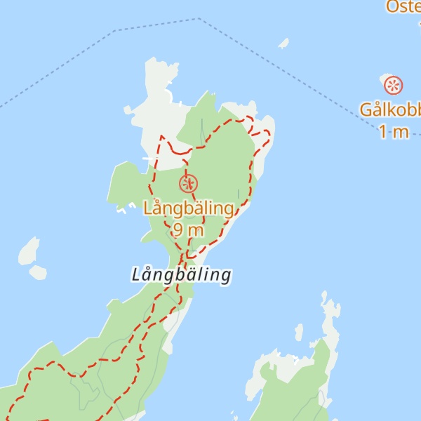 Map of Långbäling