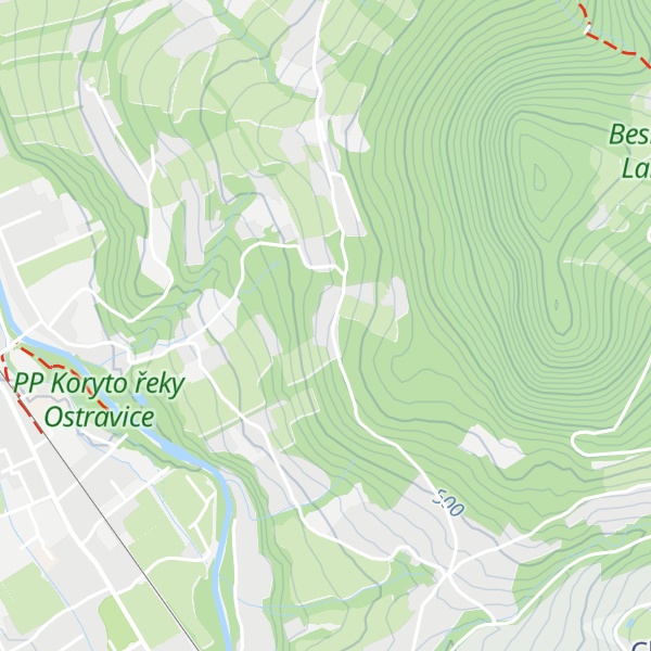 Map of Chata Ostrá