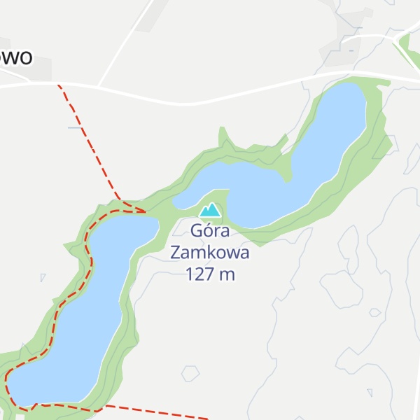 Map of Góra Zamkowa