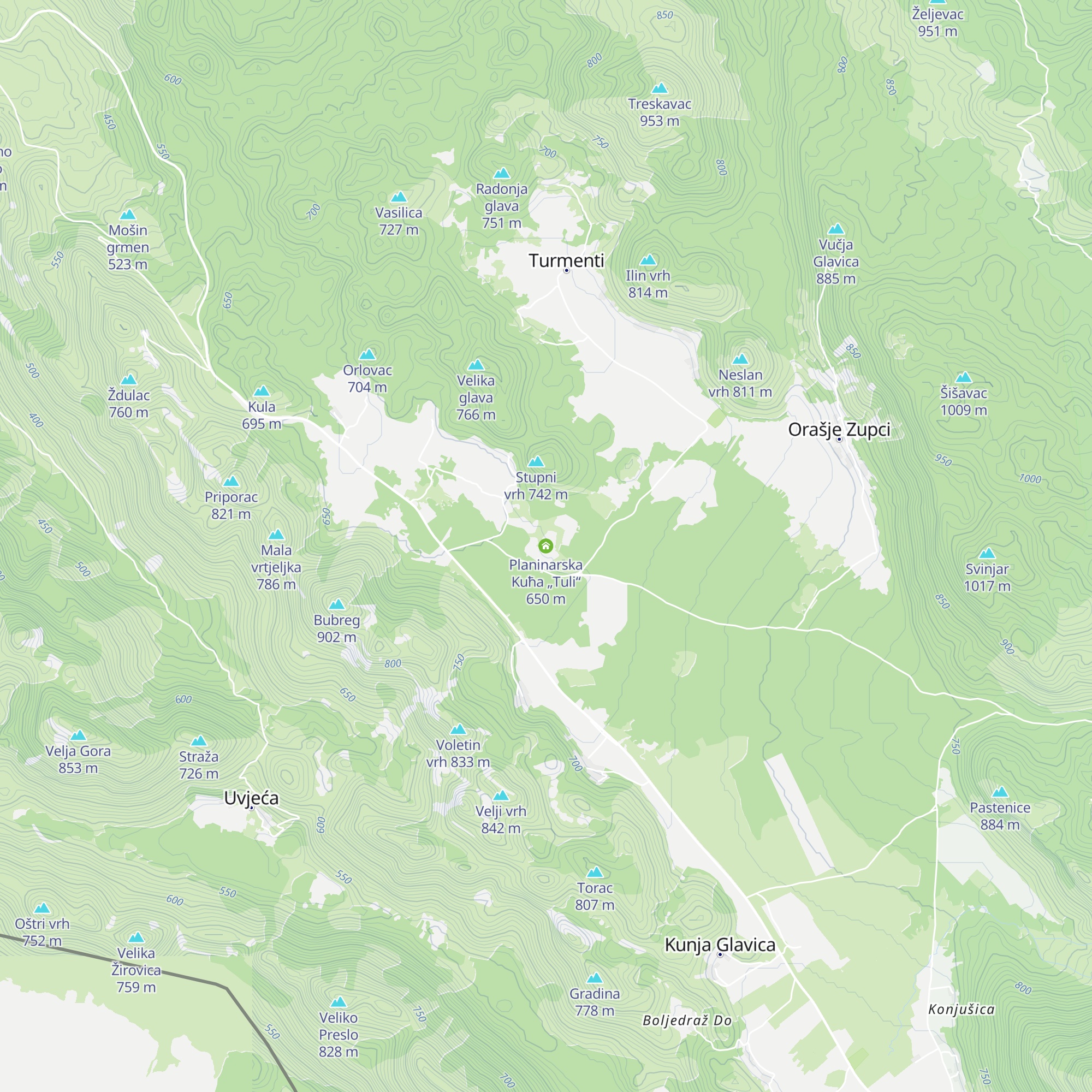 Planinarska Kuћa „Tuli“ map