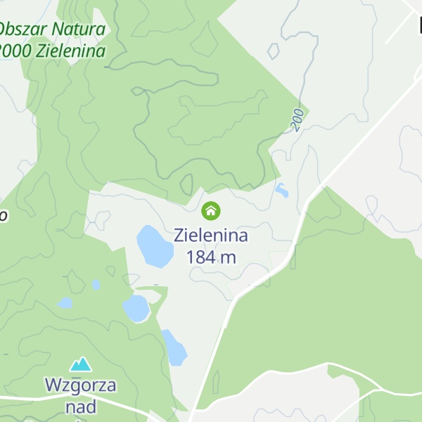 Map of Zielenina