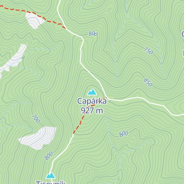 Map of Capárka