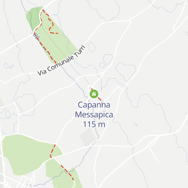 Map of Capanna Messapica
