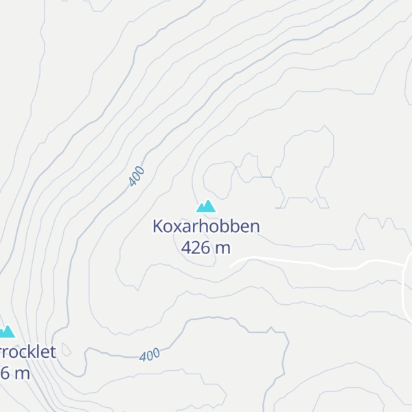 Map of Koxarhobben