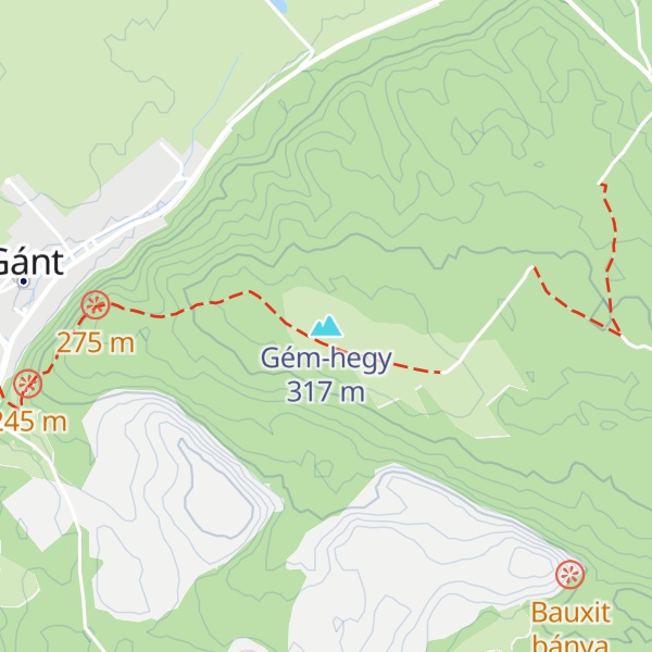 Map of Gém-hegy