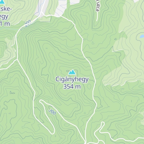 Map of Cigányhegy