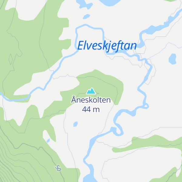 Map of Åneskolten