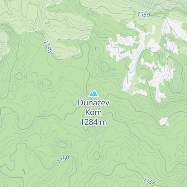 Map of Dunaćev Kom