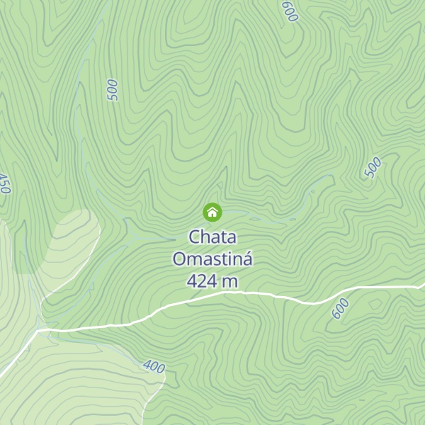 Map of Chata Omastiná