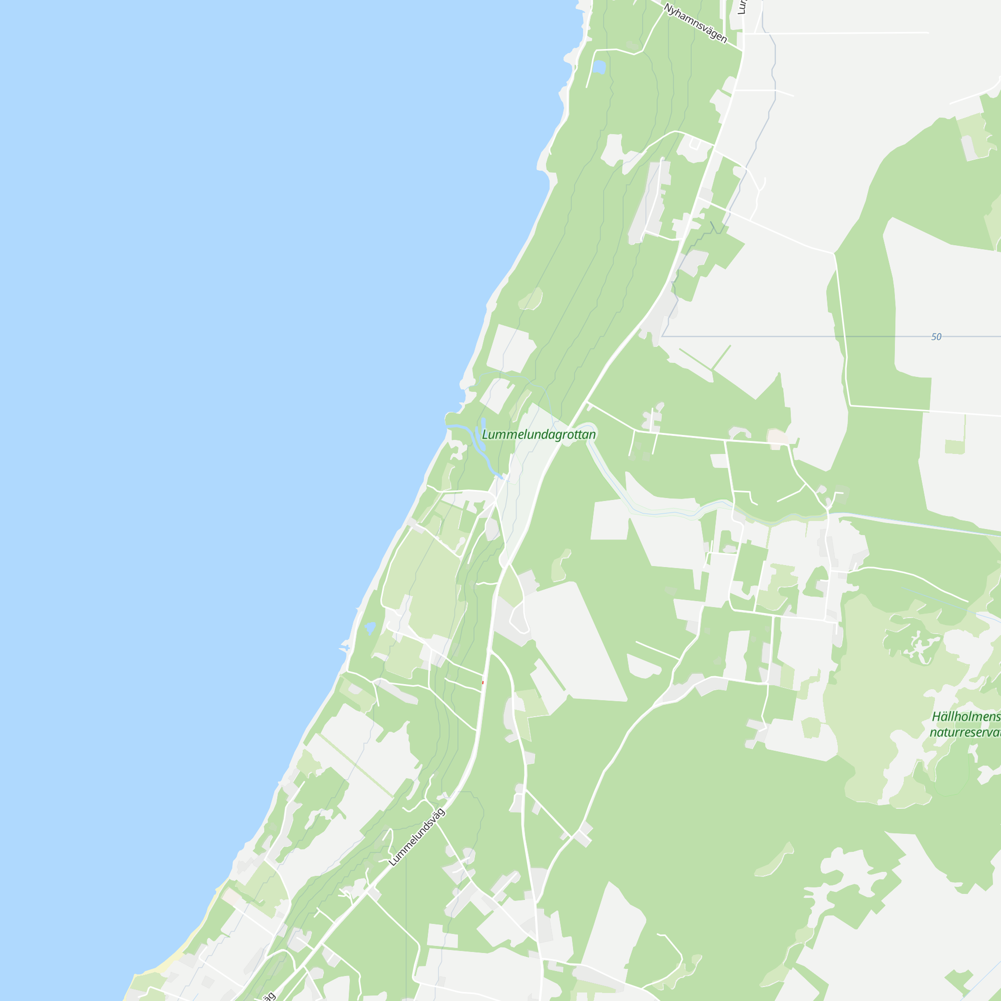 Lummelundagrottan map