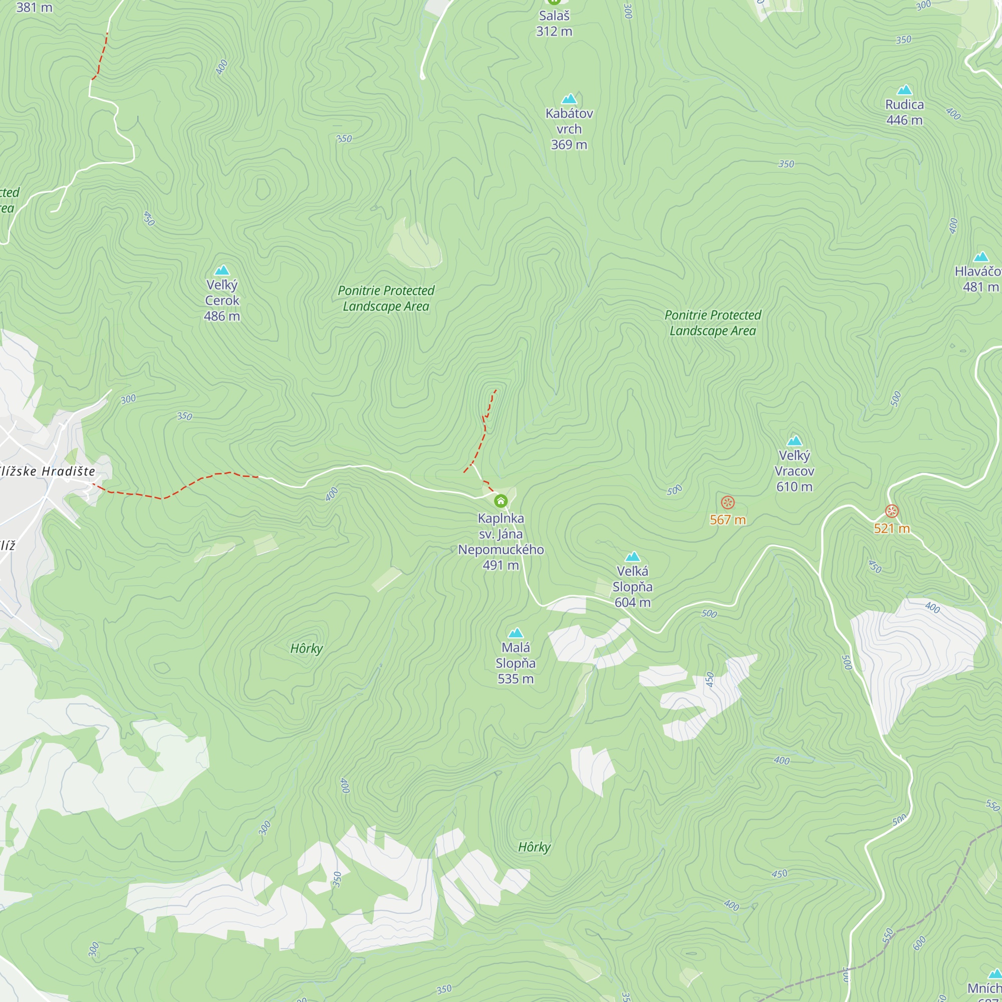 Kaplnka sv. Jána Nepomuckého map