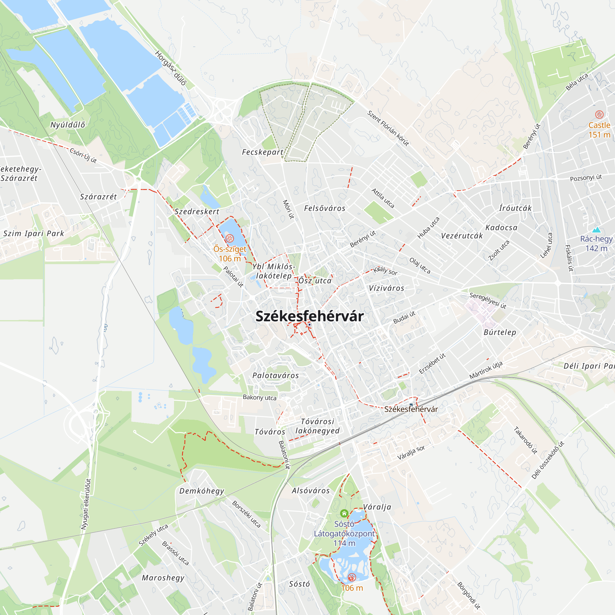 Székesfehérvári Egyházmegyei Látogatóközpont map