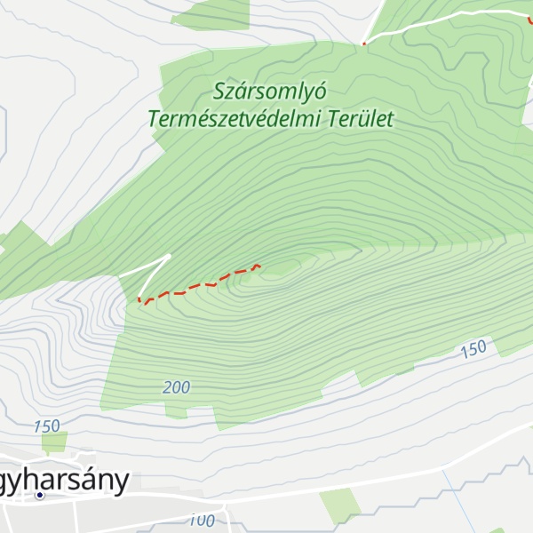 Map of Szársomlyó