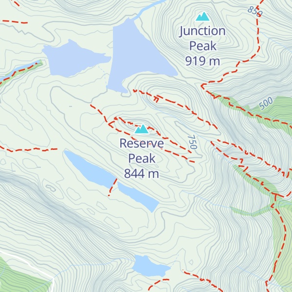 Map of WPMC Ash Valley Hut