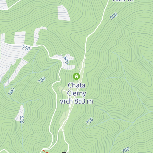 Map of Chata Čierny vrch