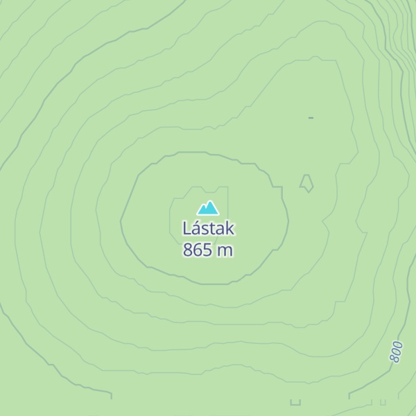 Map of Lástak