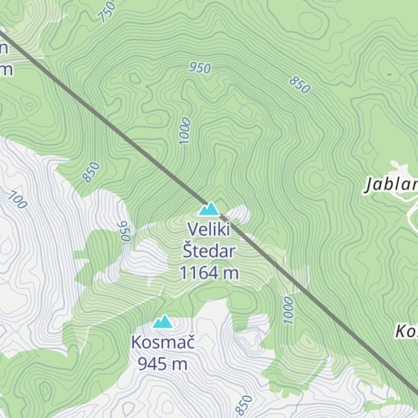 Map of Veliki Štedar