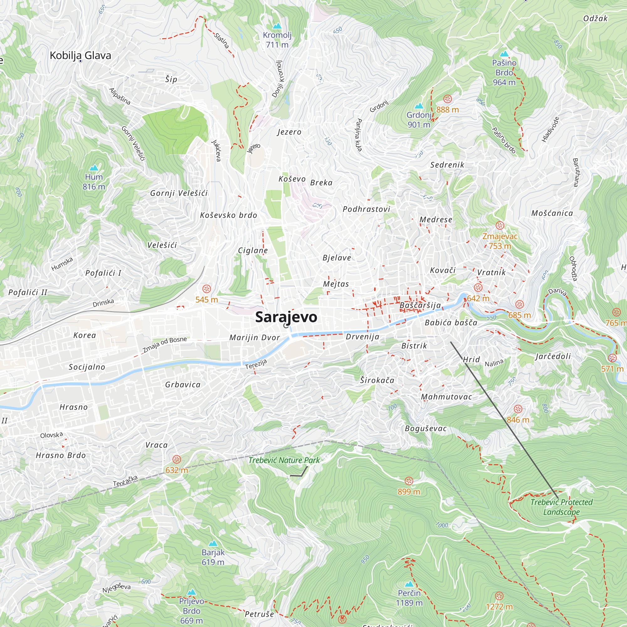 Mia Tours map