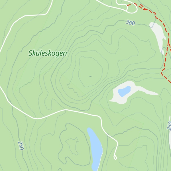 Map of Högsvedjeberget