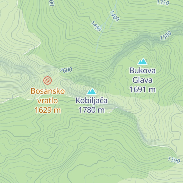 Map of Kobiljača