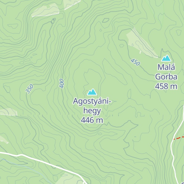 Map of Agostyáni-hegy