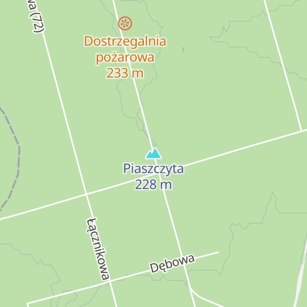 Map of Piaszczyta