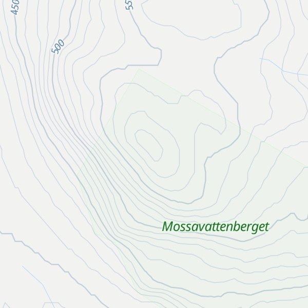 Map of Mossavattenberget