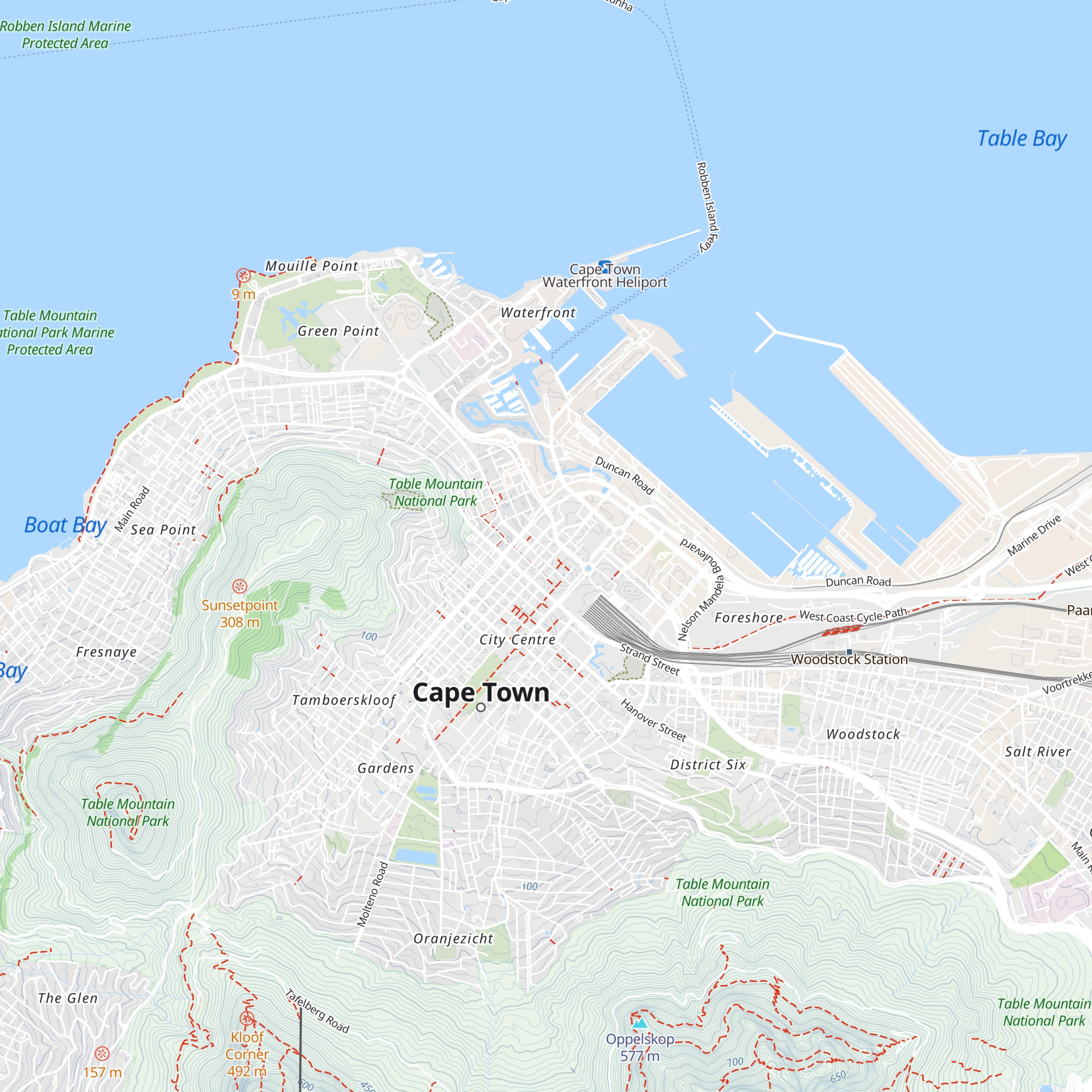 Cabana Lodge map