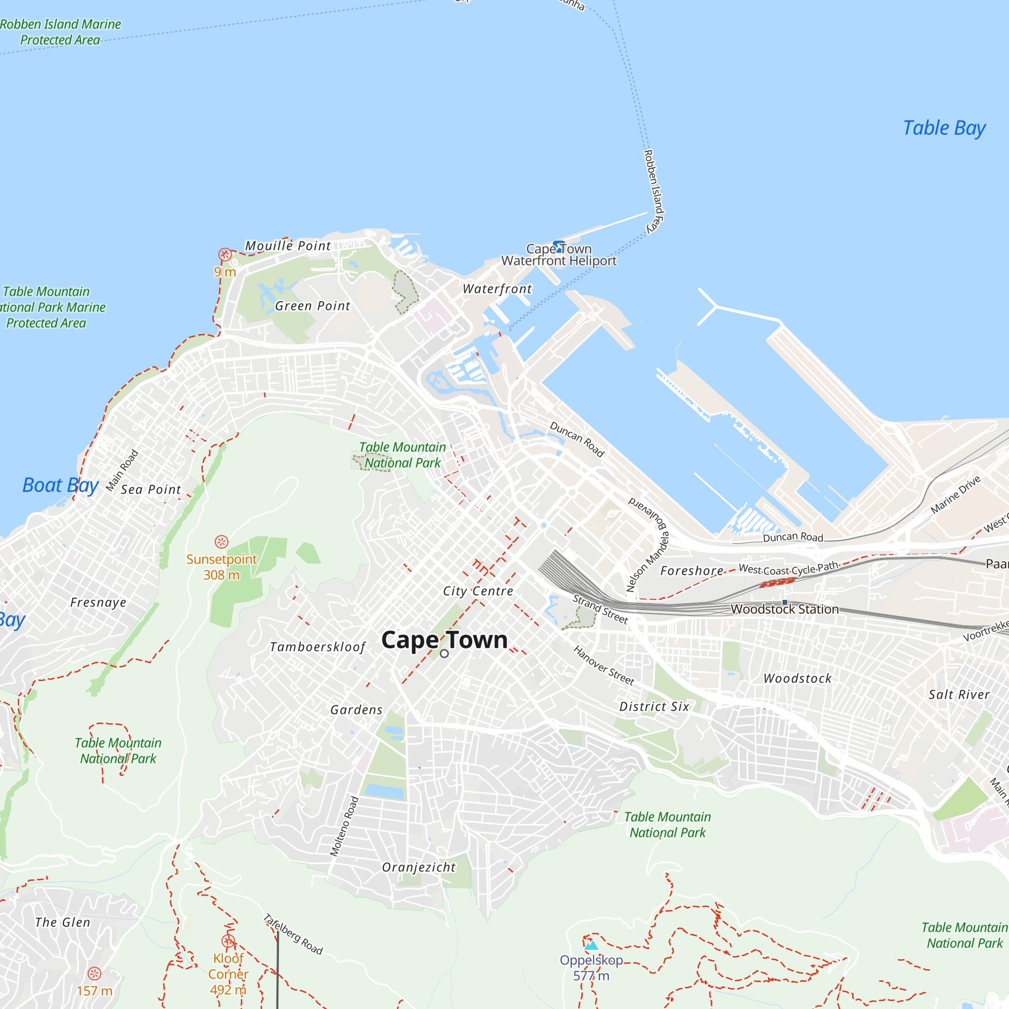 Cabana Lodge map