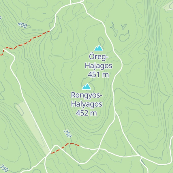 Map of Rongyos-Halyagos