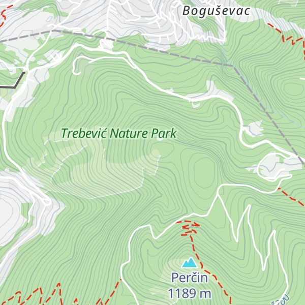 Map of Palež