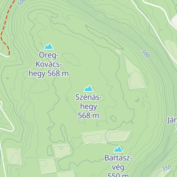 Map of Szénás-hegy
