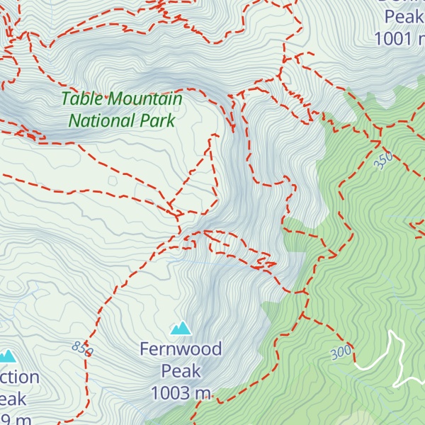 Map of Ascension Buttress