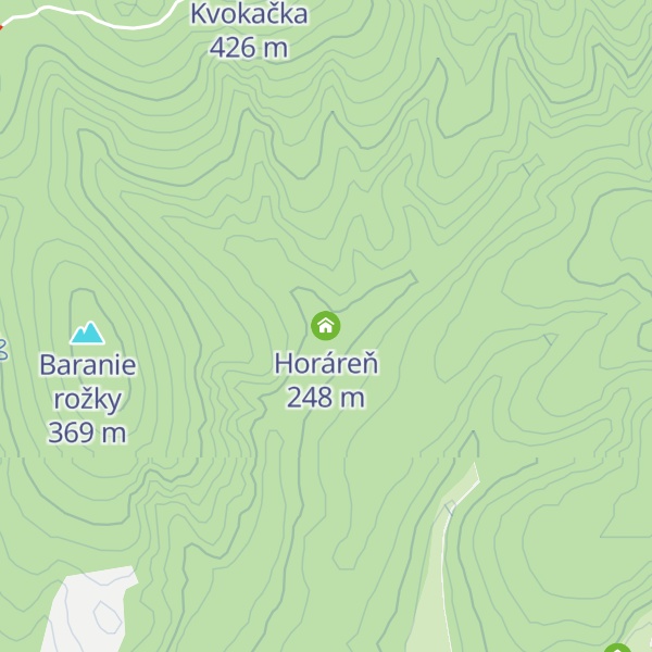 Map of Horáreň