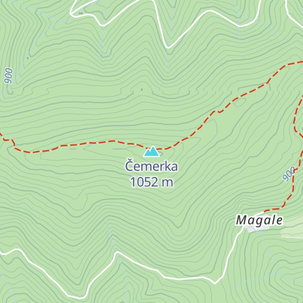 Map of Čemerka