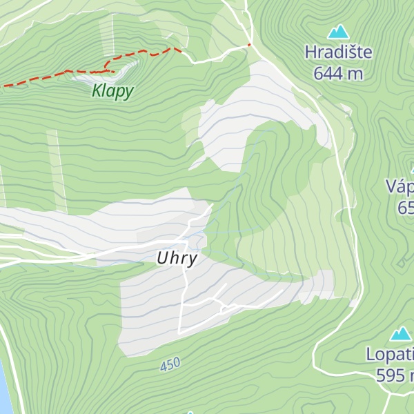 Map of Chata pod Klape