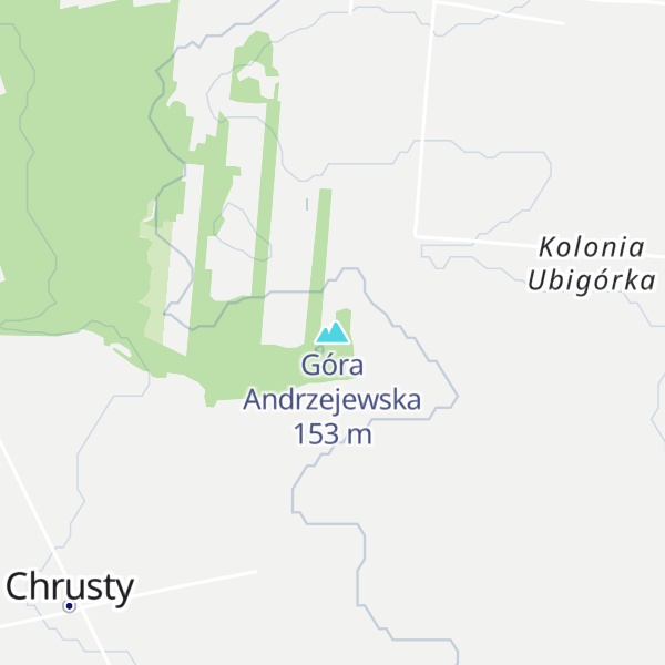 Map of Góra Andrzejewska