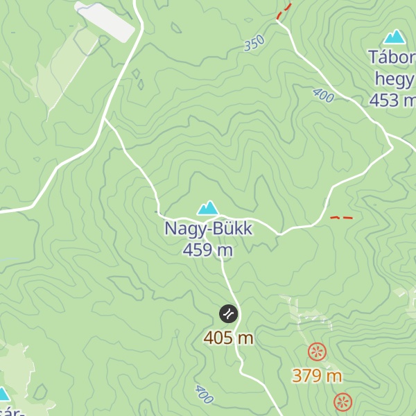 Map of Nagy-Bükk