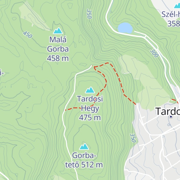 Map of Tardosi Hegy