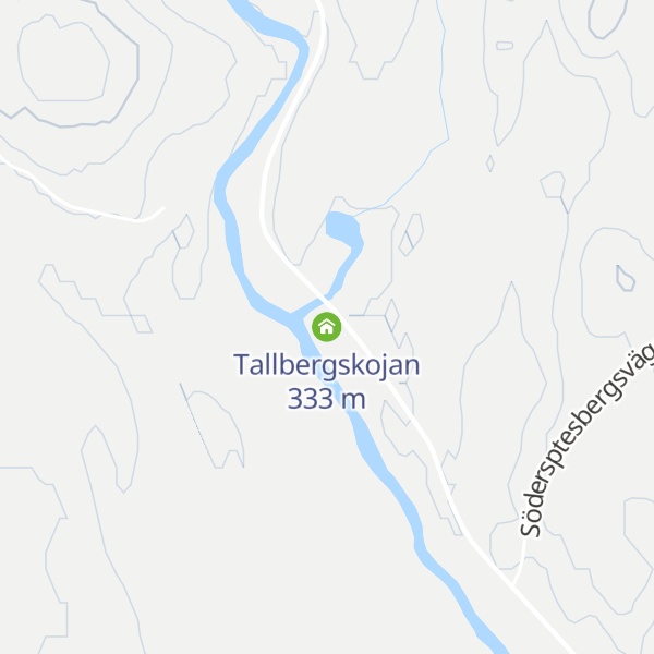 Map of Tallbergskojan