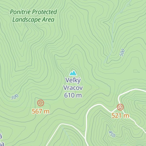 Map of Veľký Vracov
