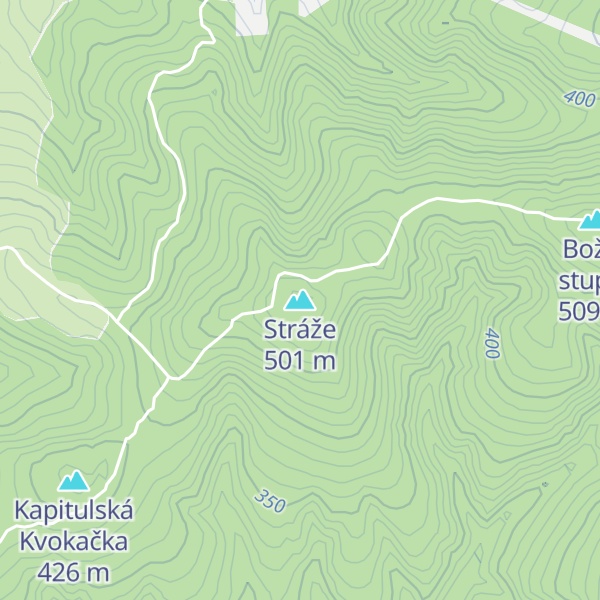 Map of Stráže