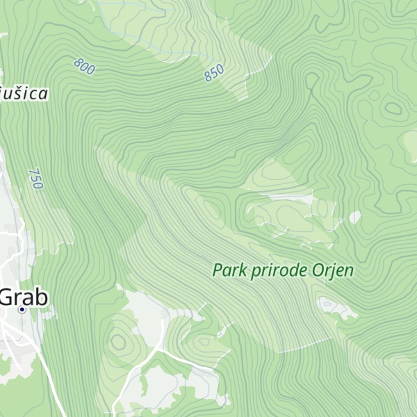 Map of Mali Svitavac