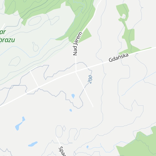 Map of Jastrzębia Góra